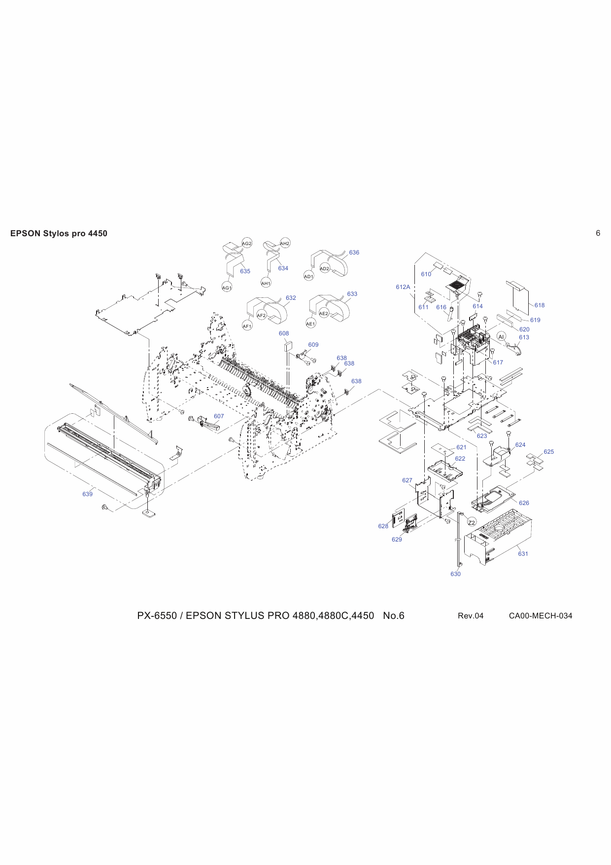 EPSON StylusPro 4450 4880 4880C Parts Manual-6